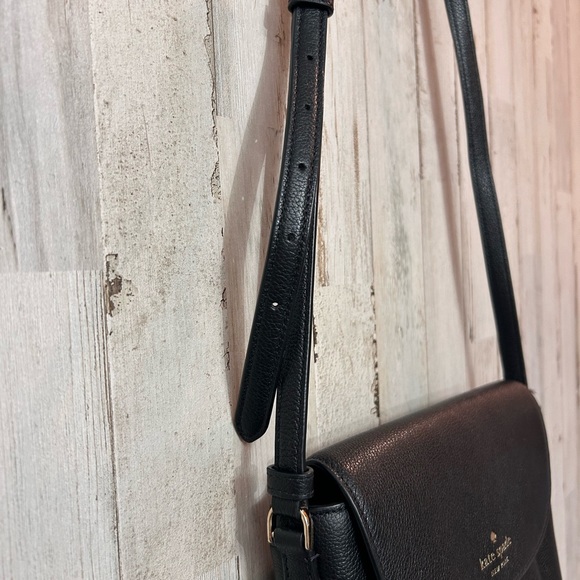 Kate Spade Black Leather Crossbody Bag - Picture 5 of 10